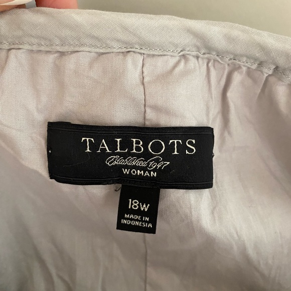 Talbots Midi Light Grey Skirt - Picture 5 of 5